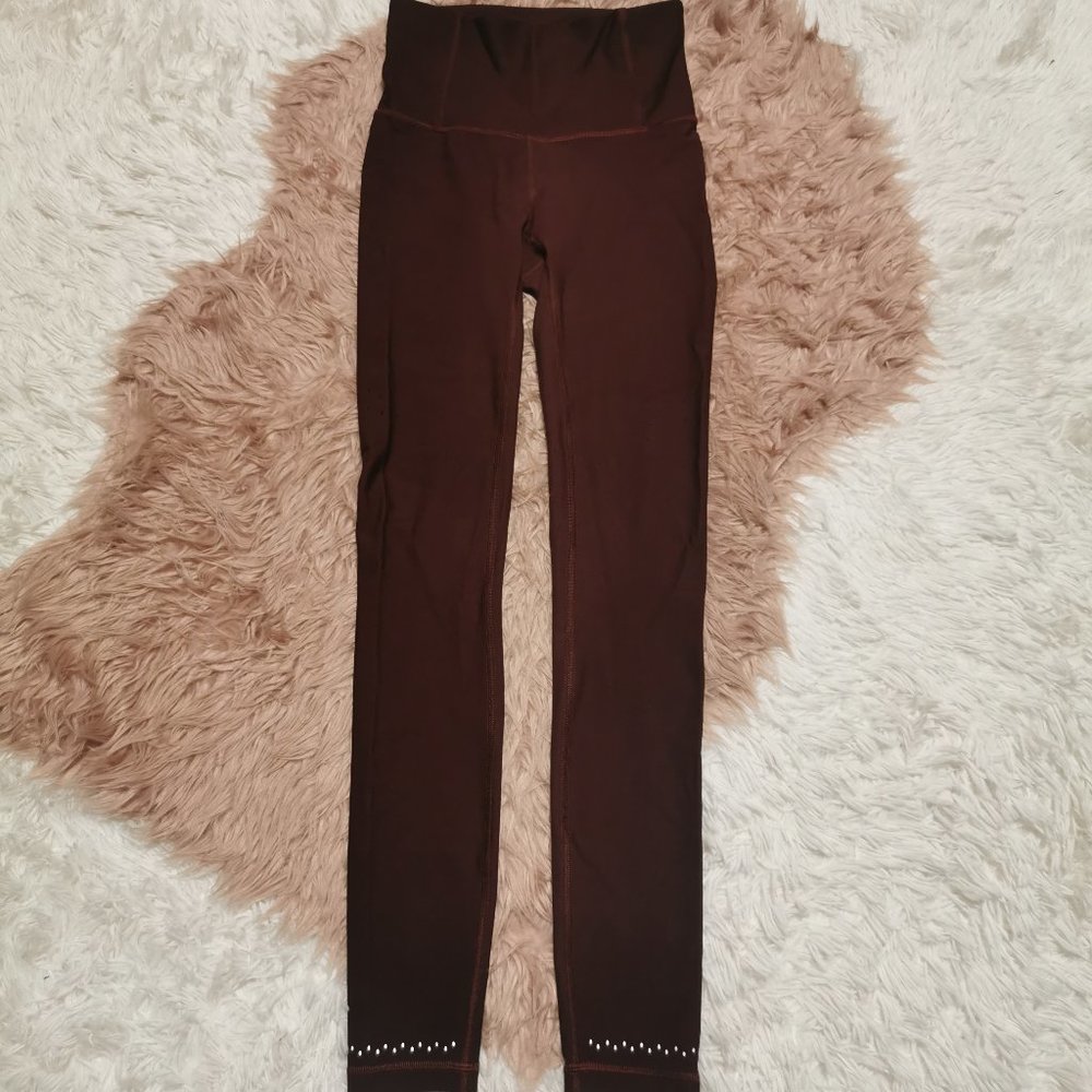Lululemon Zoned In Tight *27" Plum Shadow Size 4